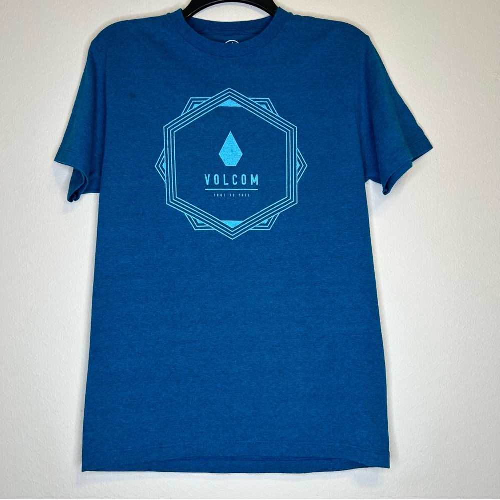 Volcom Men’s T-Shirt Crewneck Blue Size S